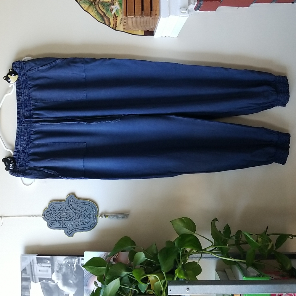 Mlle gabrielle Paperbag Drawstring Bohemian Lounge Pants